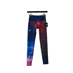 *FLAWED*‎ NWT Noli Yoga Galaxy Full-Length Yoga Leggings